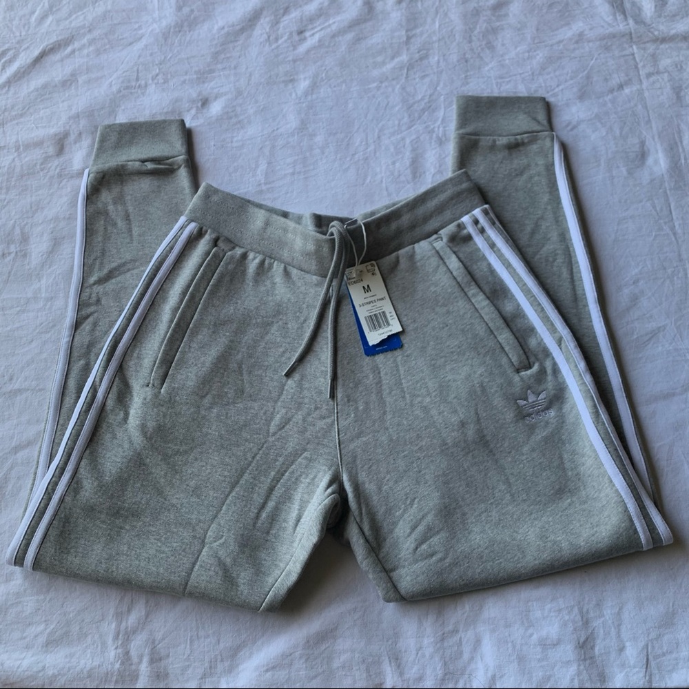 NWT adidas originals grey jogger sweatpants